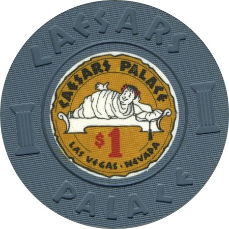 Caesars Palace $1 chip