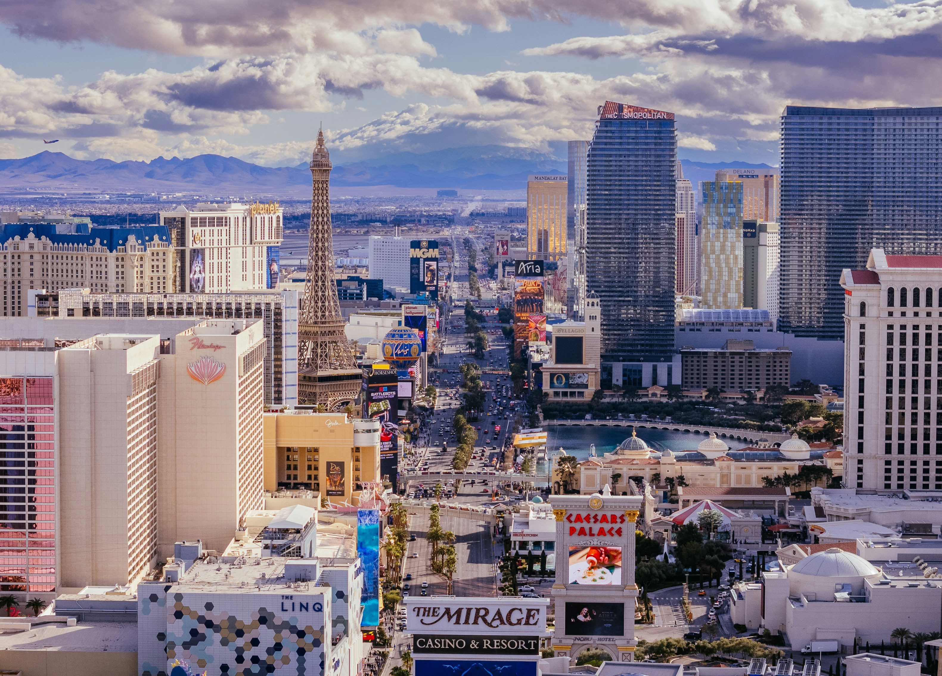 The modern Las Vegas Strip